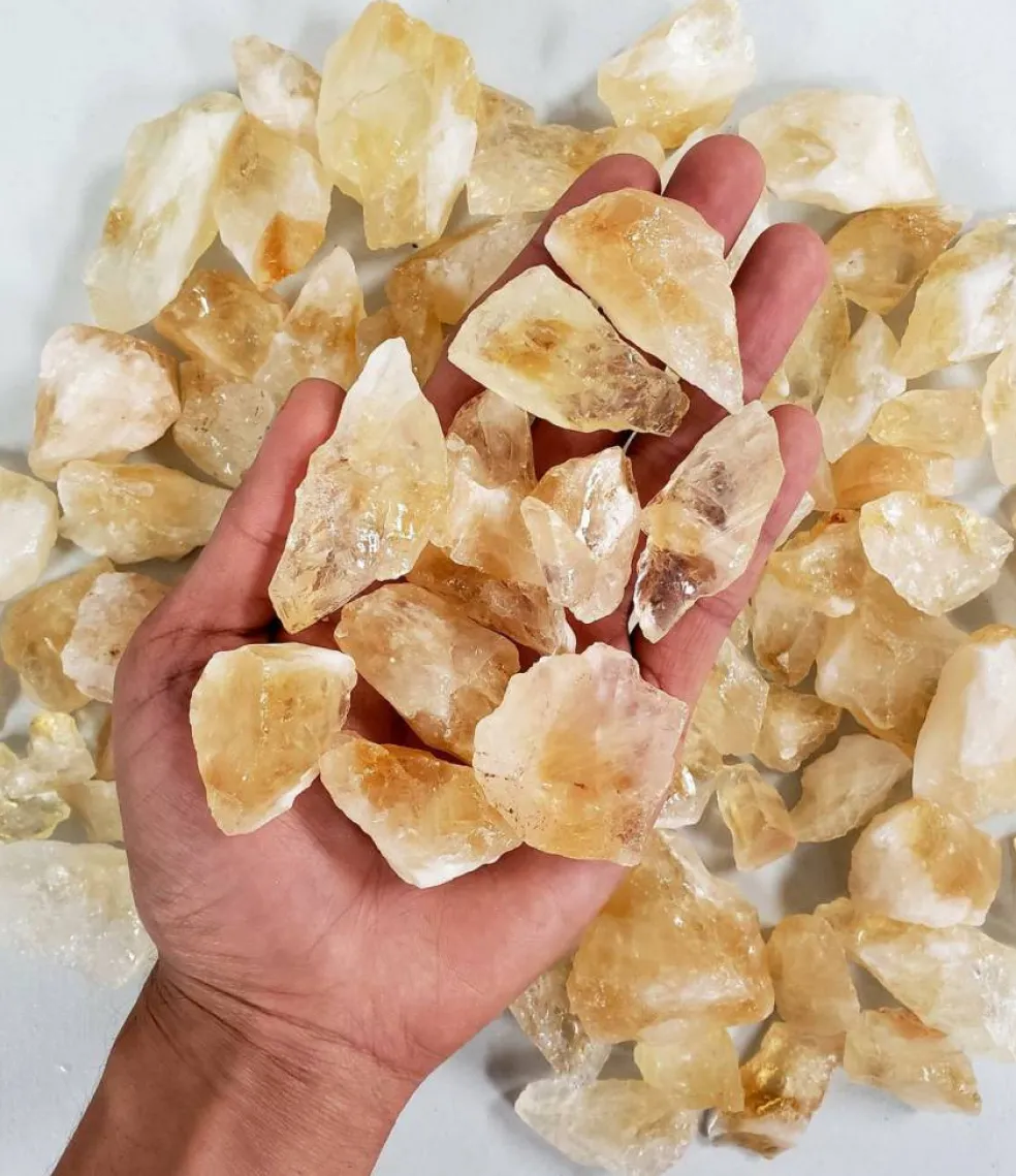 Citrine Crystals - Rough Stones Bulk