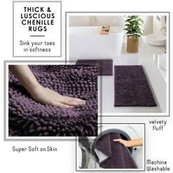 Clara Clark Bamboo Bathroom Accessories Set