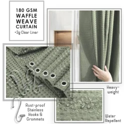 Clara Clark Bamboo Bathroom Accessories Set