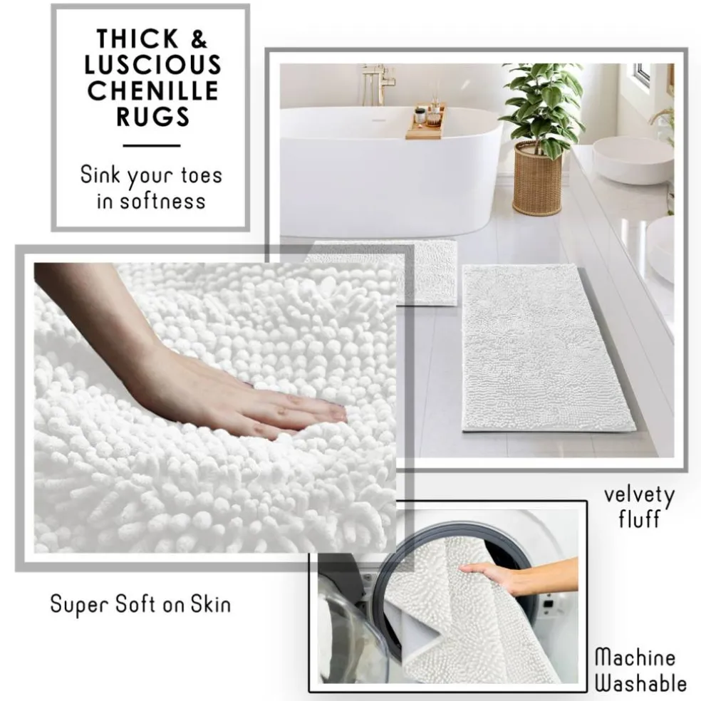 Clara Clark Bamboo Bathroom Accessories Set