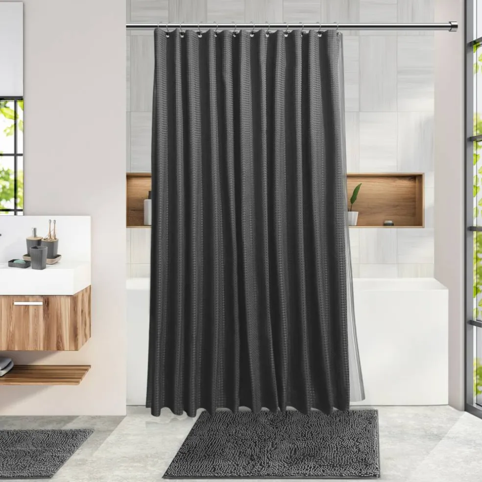 Clara Clark Bamboo Bathroom Accessories Set