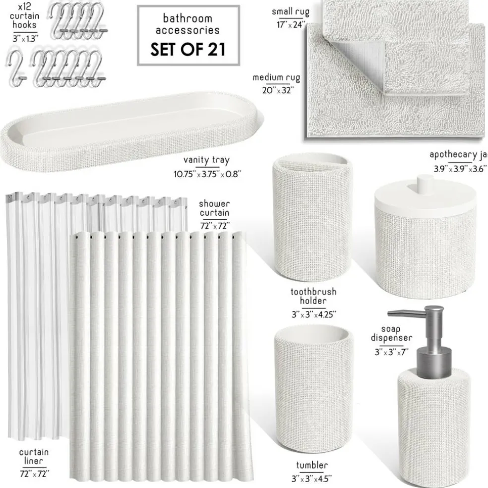 Clara Clark Bathroom Set