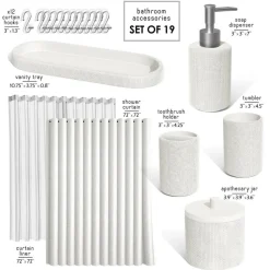Clara Clark Bathroom Set