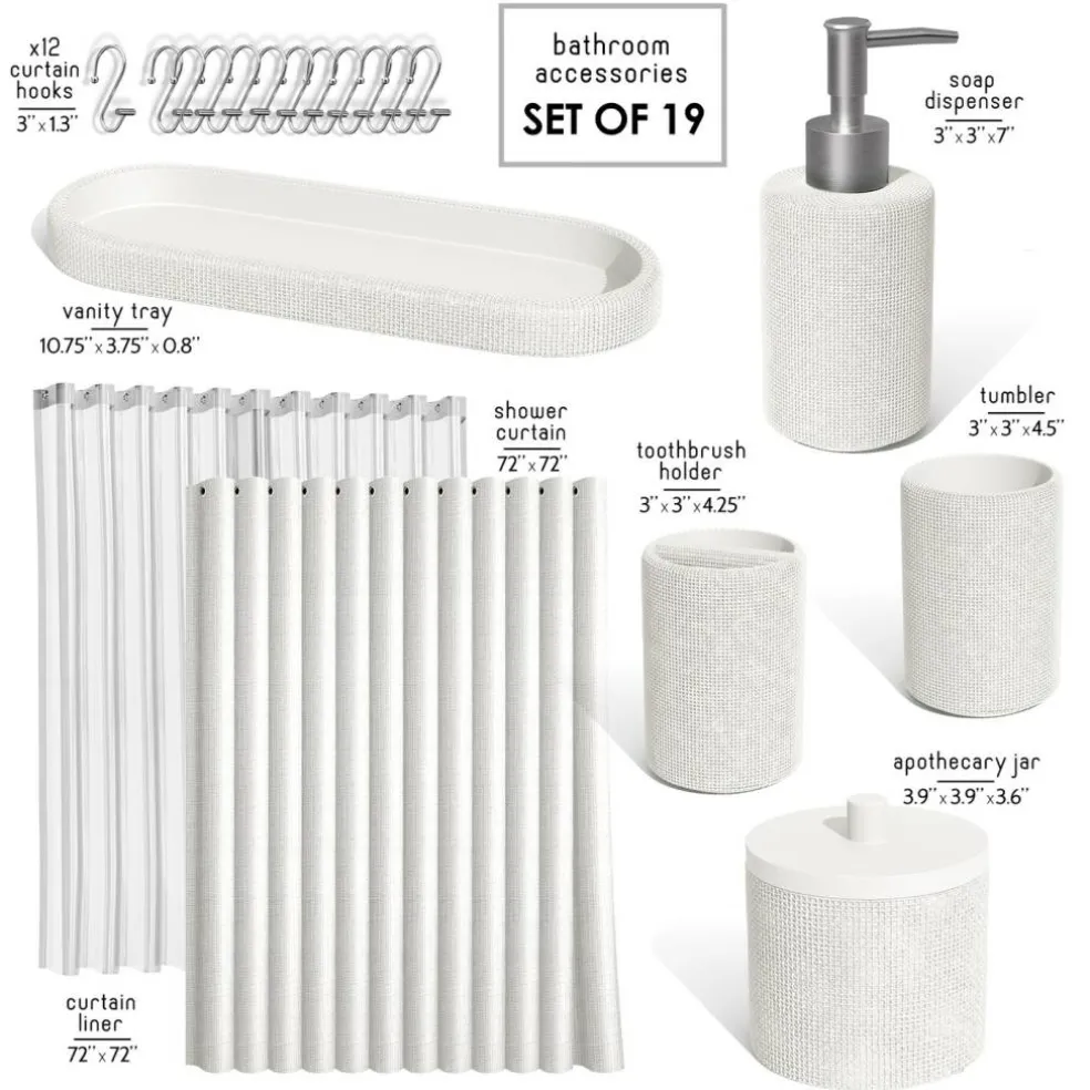 Clara Clark Bathroom Set