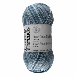 Classic Cotton Big Ball™ Ombre Yarn by Loops & Threads®