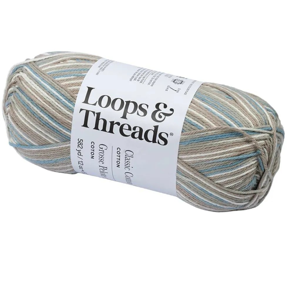 Classic Cotton Big Ball™ Ombre Yarn by Loops & Threads®