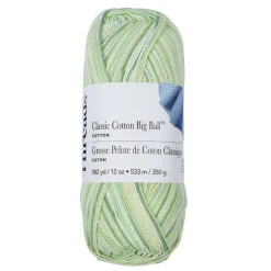Classic Cotton Big Ball™ Ombre Yarn by Loops & Threads®