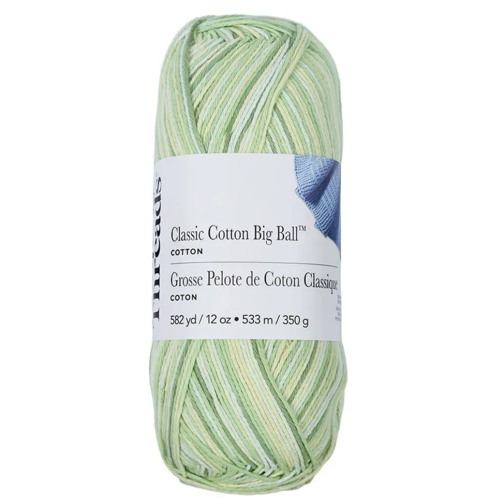 Classic Cotton Big Ball™ Ombre Yarn by Loops & Threads®
