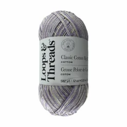 Classic Cotton Big Ball™ Ombre Yarn by Loops & Threads®