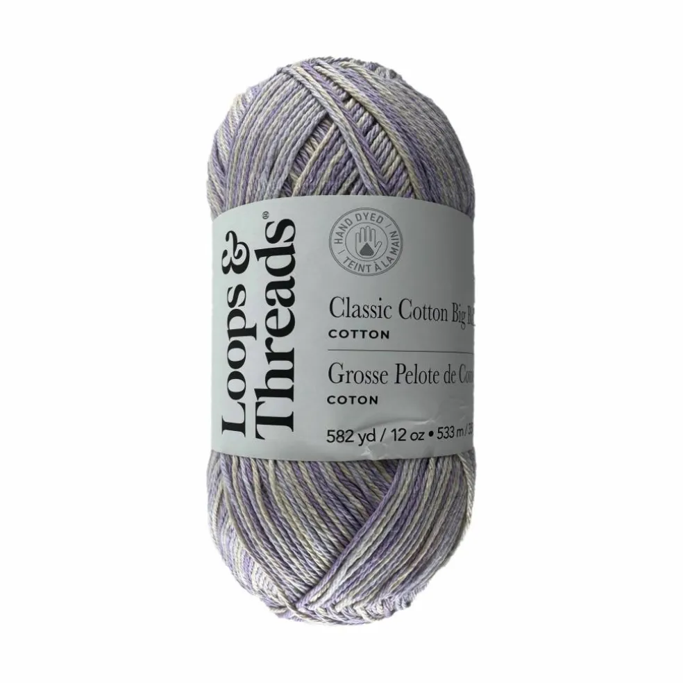 Classic Cotton Big Ball™ Ombre Yarn by Loops & Threads®