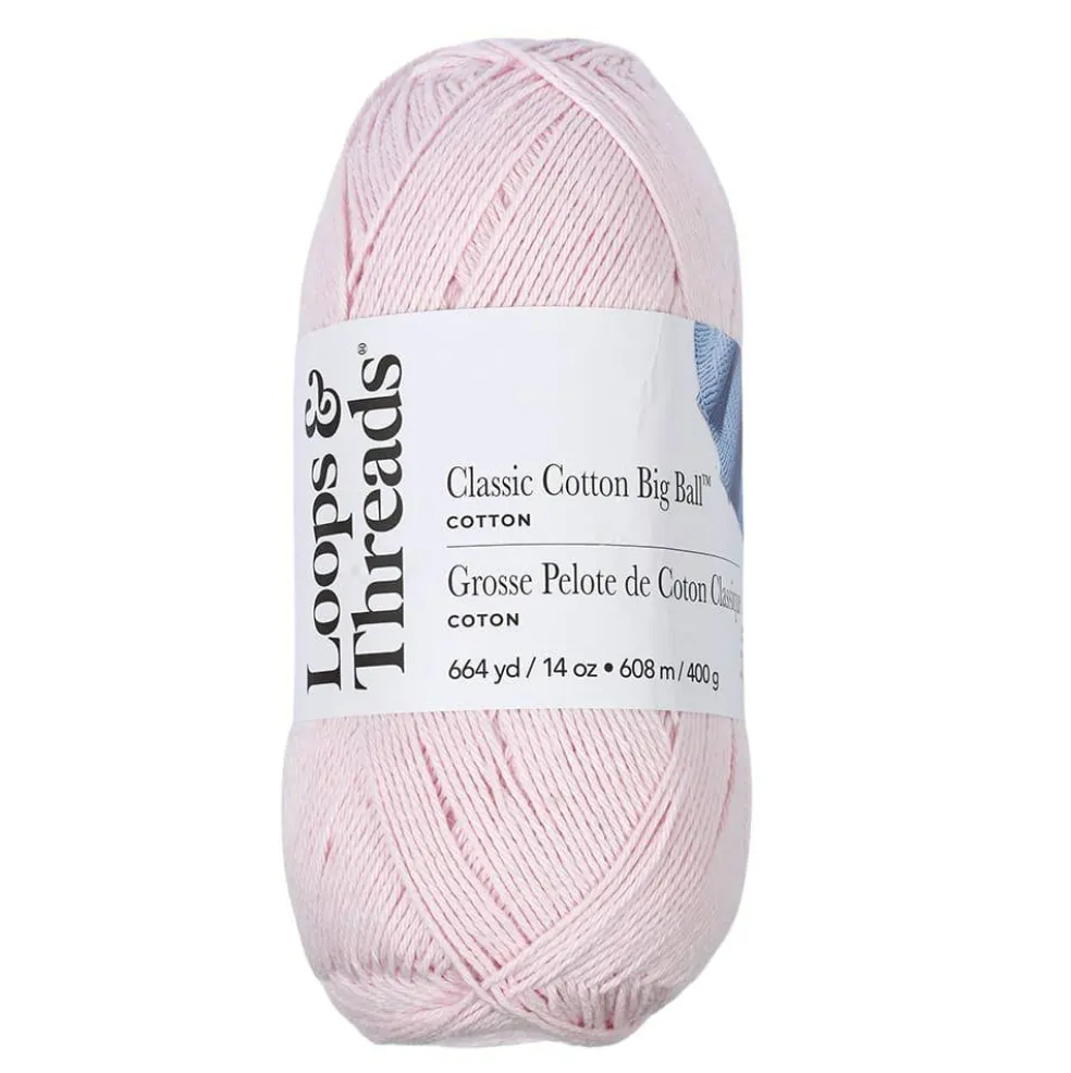 Classic Cotton Big Ball™ Solid Yarn by Loops & Threads®