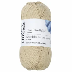 Classic Cotton Big Ball™ Solid Yarn by Loops & Threads®