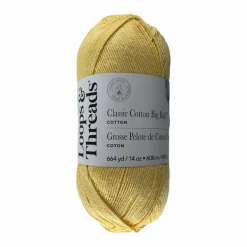 Classic Cotton Big Ball™ Solid Yarn by Loops & Threads®