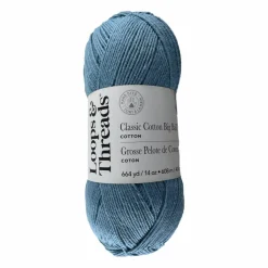 Classic Cotton Big Ball™ Solid Yarn by Loops & Threads®