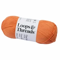 Classic Cotton Big Ball™ Solid Yarn by Loops & Threads®