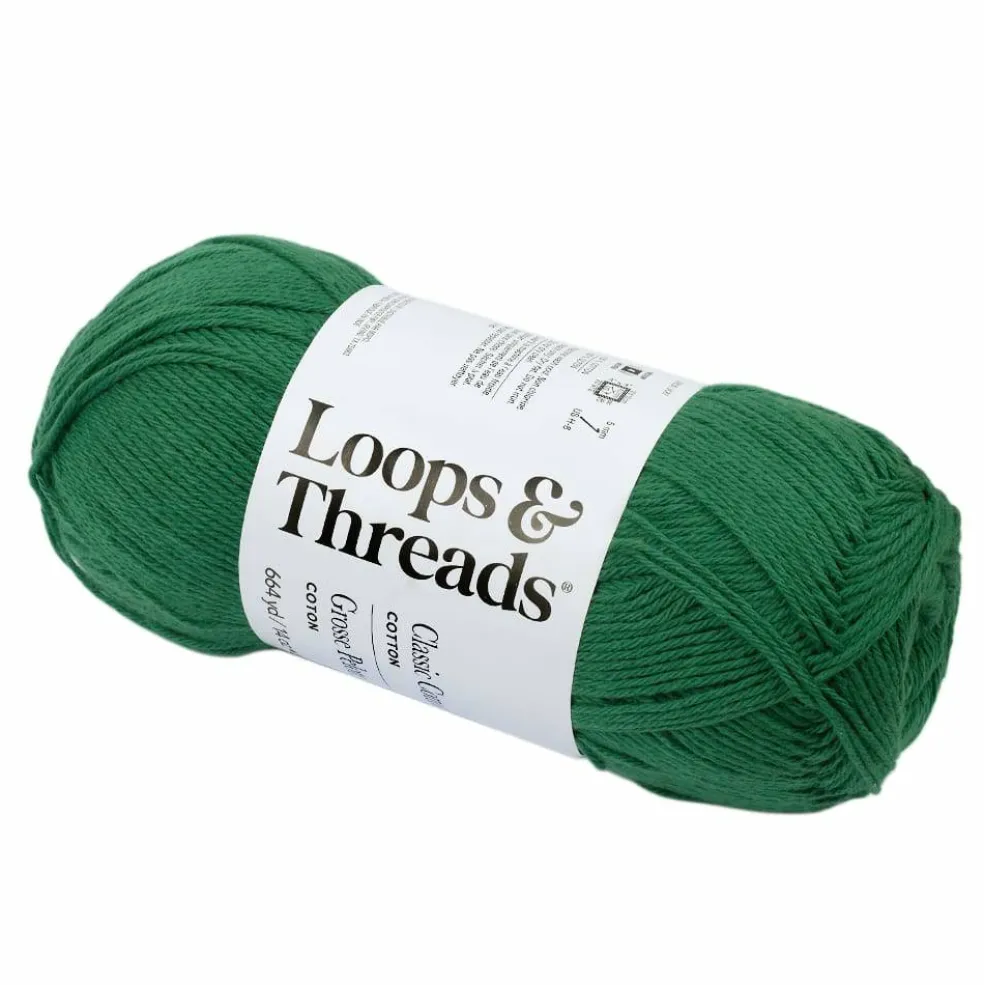 Classic Cotton Big Ball™ Solid Yarn by Loops & Threads®