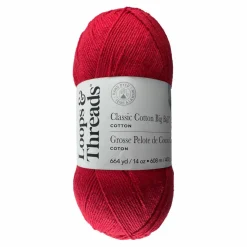 Classic Cotton Big Ball™ Solid Yarn by Loops & Threads®