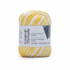 Classic Cotton™ Patterned Yarn by Loops & Threads®