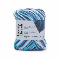 Classic Cotton™ Patterned Yarn by Loops & Threads®