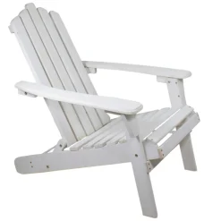 36" Classic Folding Wooden Adirondack Chair