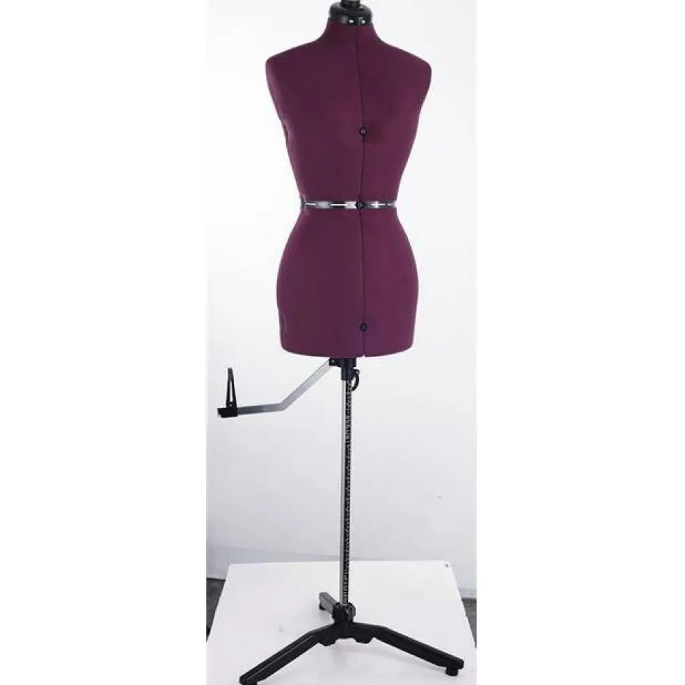Classic Series Snapon Legs Petite Adjustable Dress Form - Red