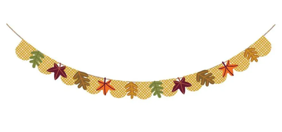 Class Rules! Fall Leaf Paper Garland by B2C™