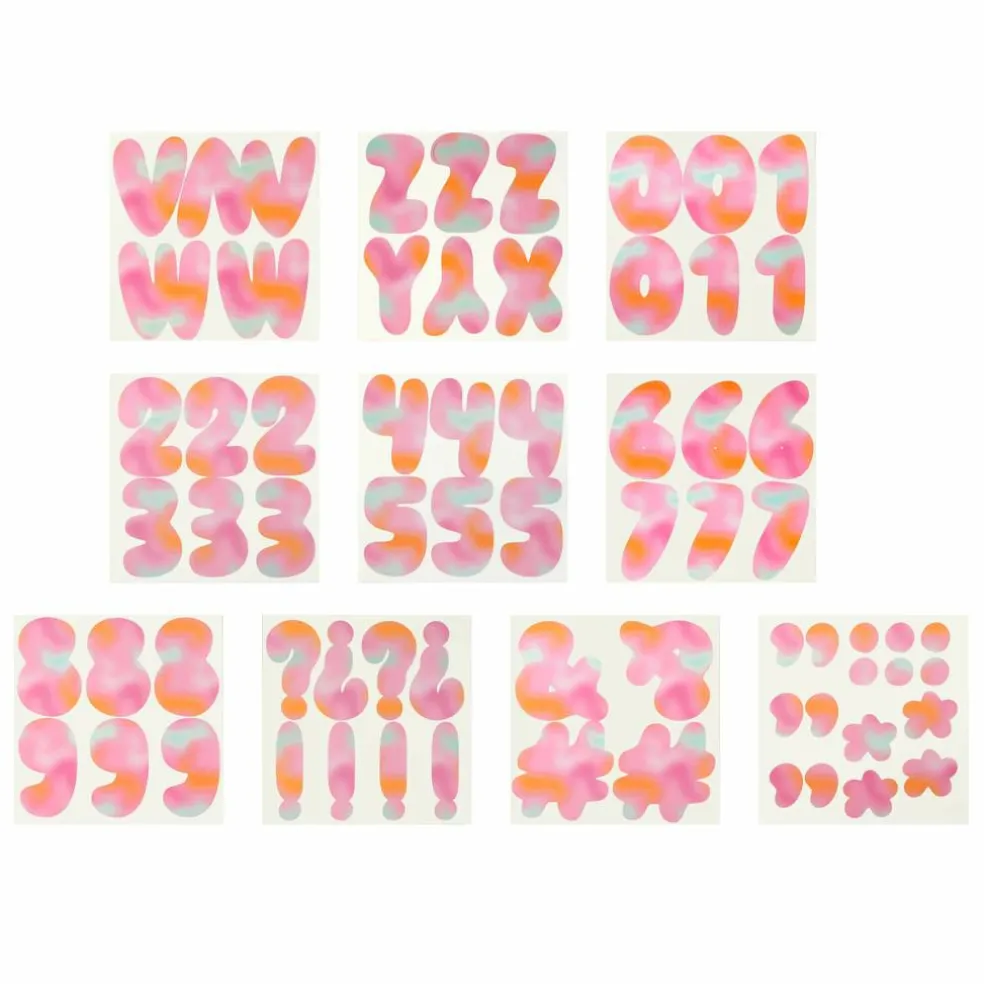 Class Rules! 4" Pink Alphabet Die Cuts by B2C™