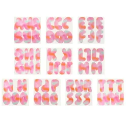 Class Rules! 4" Pink Alphabet Die Cuts by B2C™