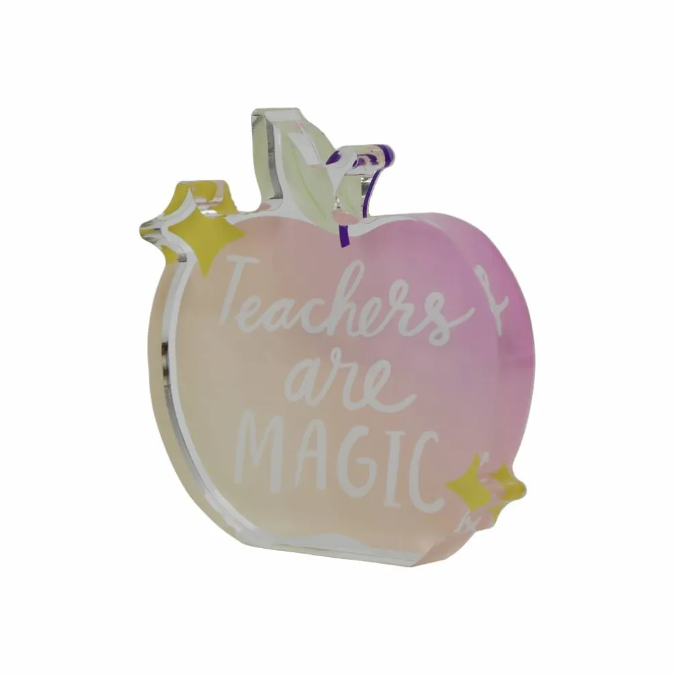 Class Rules! Teacher Apple Acrylic Tabletop Décor by B2C™