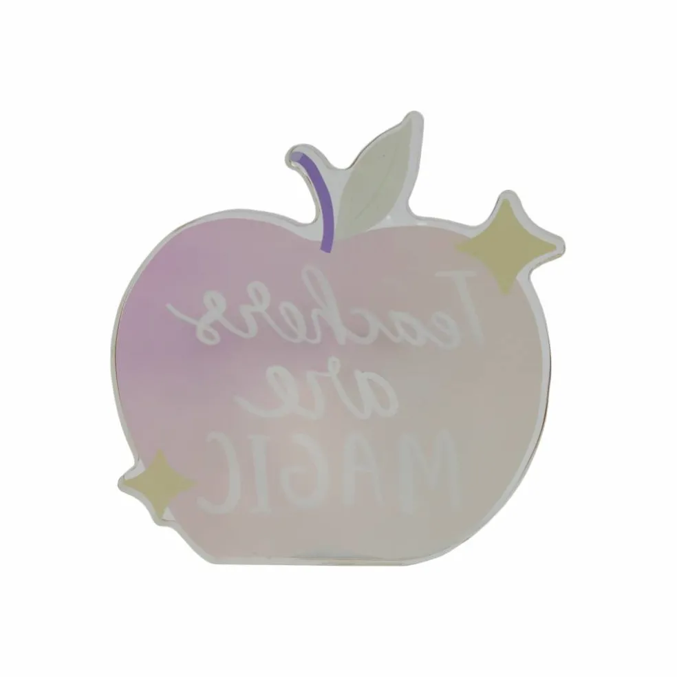 Class Rules! Teacher Apple Acrylic Tabletop Décor by B2C™