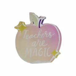 Class Rules! Teacher Apple Acrylic Tabletop Décor by B2C™