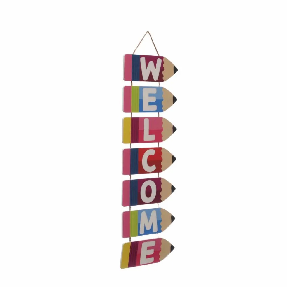 Class Rules! 22.75" Vertical Welcome Wall Décor by B2C™