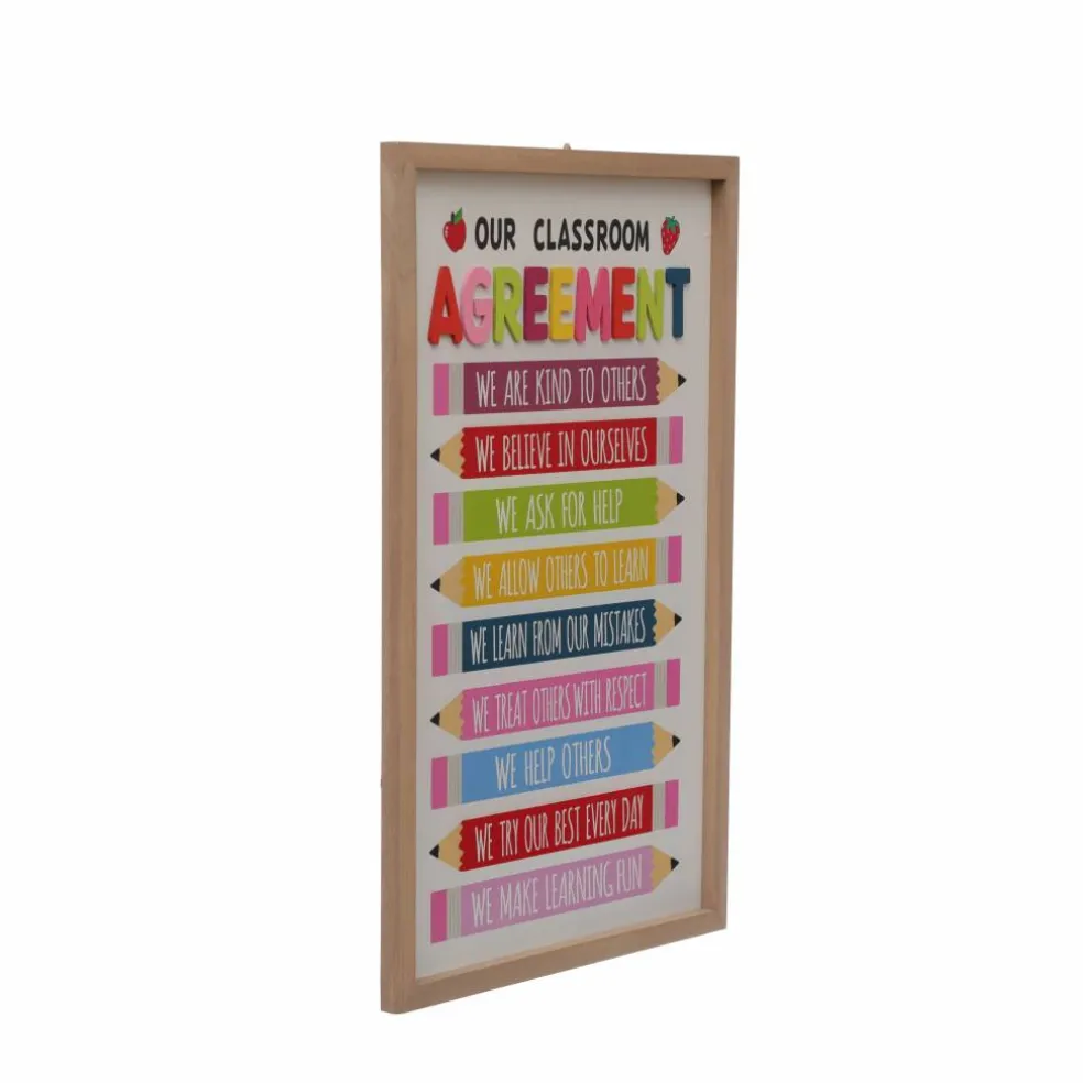 Class Rules! 13" x 19.75" Classroom Agreement Wall Décor by B2C™