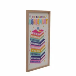 Class Rules! 13" x 19.75" Classroom Agreement Wall Décor by B2C™