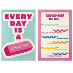 Class Rules! 12" x 18" Fresh Start Poster Set by B2C™