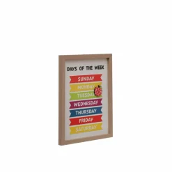 Class Rules! 9.75" x 12.5" Weekdays with Magnet Wall Décor by B2C™
