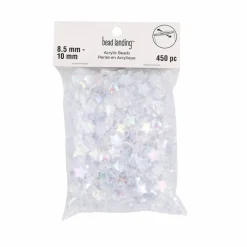 Clear AB Star & Heart Acrylic Beads, 450ct. by Bead Landing™