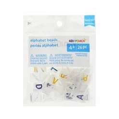 Clear Acrylic Alphabet Beads, 26ct. by Creatology™