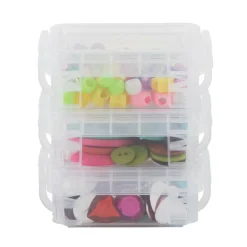 Clear Bitty Boxes by Simply Tidy™, 3ct.