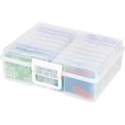 Clear 16 Case Photo & Craft Keeper by Simply Tidy®