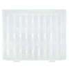 Clear 30-Compartment Flip-Top Box Plastic Jewelry Organizer by Bead Landing™