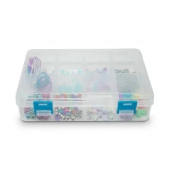 Clear 8-Compartment Storage Box by Bead Landing™
