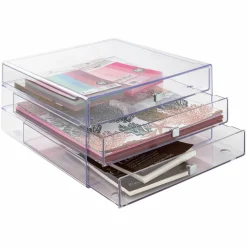 Clear 3-Drawer Organizer by Simply Tidy™