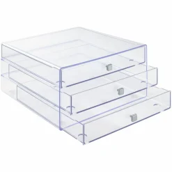 Clear 3-Drawer Organizer by Simply Tidy™