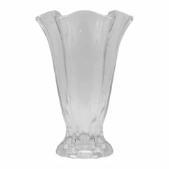 8.5" Clear Fluted Tulip Glass Vase by Ashland®