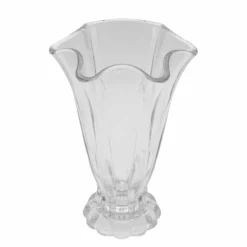 8.5" Clear Fluted Tulip Glass Vase by Ashland®