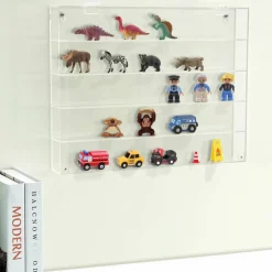Clear Front Loading Mini Figure Shadow Box with Shelves by Studio Décor®