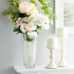 10" Clear Glass Decorative Vase by Ashland®