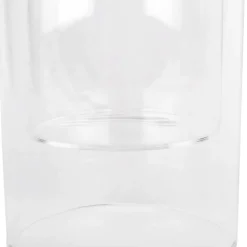 6" Clear Glass Dual Cylinder Candle Holder by Ashland®