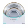 Clear & Gold 40 Piece Dinner & Lunch Plate Set by Celebrate It™